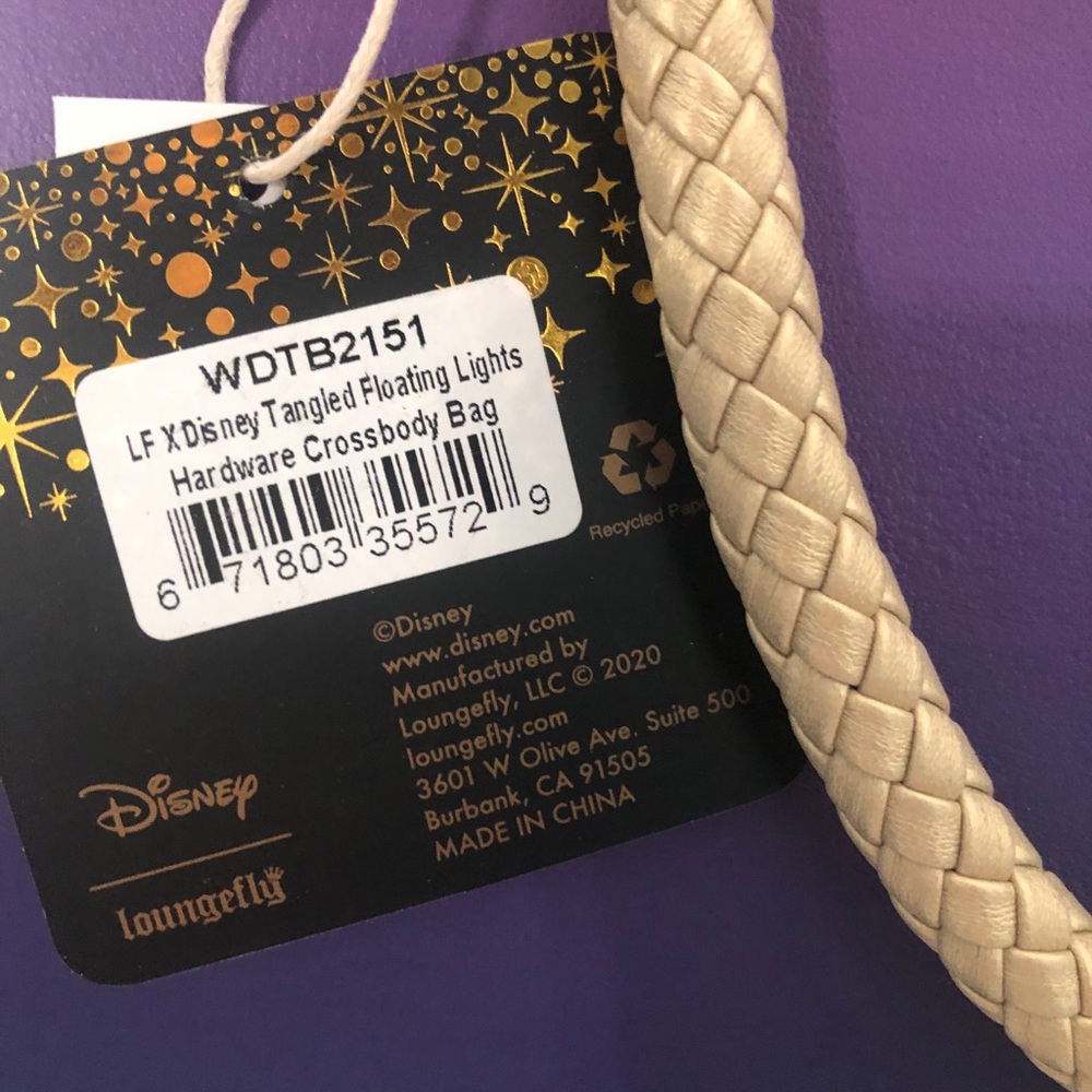 Loungefly Tangled 10th Anniversary Crossbody - Picture 4 of 7